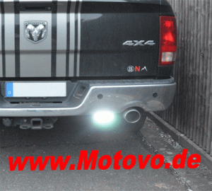 LED-Rückfahrlicht, klar, B 125 x H 29 x T 22mm, E-geprüft