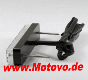 LED-Rückfahrlicht, klar, B 125 x H 29 x T 22mm, E-geprüft