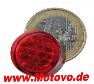 LED-Einbaurücklicht Twenty, rot, E-geprüft