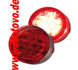 LED-Einbaurücklicht Twenty, rot, E-geprüft