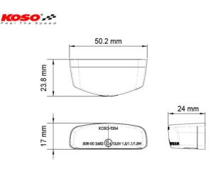 LED-Rücklicht "HAWKEYE" in rot