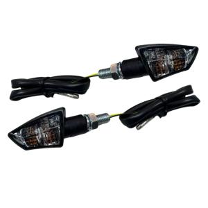 1 Paar LED-Blinker "Bull" in schwarz