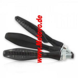 1 Paar SMD-Blinker Titan schwarz, getönt, E-geprüft