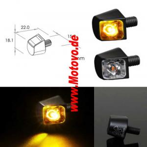 1 Paar SMD-Blinker "SKEW" in schwarz