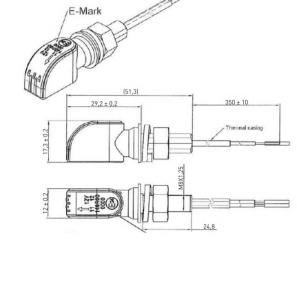 1 Paar LED-Blinker D-Light "MINI1"