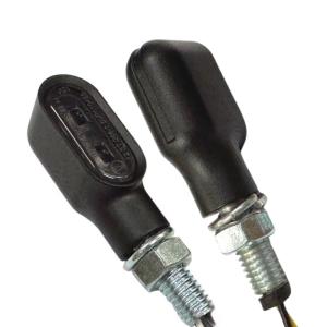 1 Paar LED-Blinker "NICE" in Alu, E-geprüft