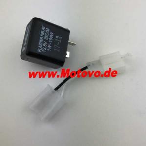 LED-Blinkrelais, 2-polig, 12V 1-100W