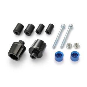 Lenkergewichte Set "COMPASS", 14-19mm, blau eloxiert