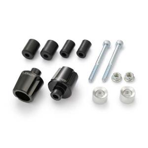 Lenkergewichte Set "COMPASS", silber eloxiert, 14-19mm