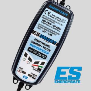 Batterieladegerät "ES SMART" BY TECMATE,  SAE,  Ladeleistung 12V / 0,8 Amp, 2-45Ah, TM-446