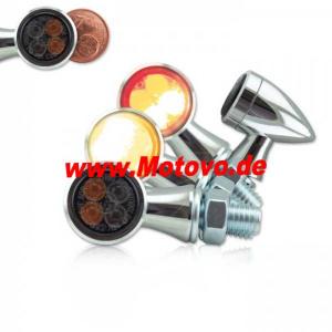SMD-Blinker/RL "Zero", chrom, E-geprüft