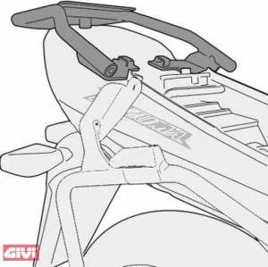 Givi Monolock Topcase-Träger SR3103 für Suzuki Inazuma 250 (12-16)