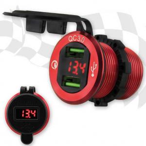 Bordsteckdose "3.0" in rot