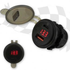 Bordsteckdose "3.0" in schwarz