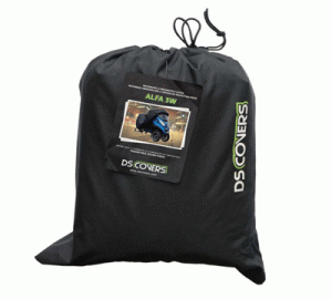 Preview: Motorrad-Abdeckplane 3W Alfa, schwarz