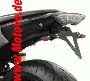 Kennzeichenhalter Yamaha MT 07 Tracer in schwarz Bj. 2016-