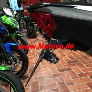 Kennzeichenhalter  KAWASAKI Ninja / Z125, Bj. 19-, verstellbar