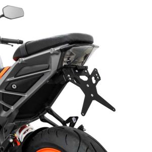 Kennzeichenhalter für KTM 125 / 390 Duke Baujahr 24-, in schwarz, X-Line- T-Stück