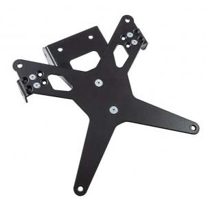 Kennzeichenhalter X-Line für KTM 690 SMC BJ 2022-, verstellbar, schwarz, inkl. Reflektorhalter