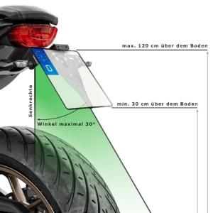 Kennzeichenhalter KAWASAKI Z900 Baujahr 25-