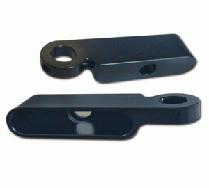 CNC Alu-Gehäuse für Blinker Streak in schwarz