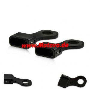 1 Paar CNC Alu-Gehäuse Passend für Blinker-RL "Heat"