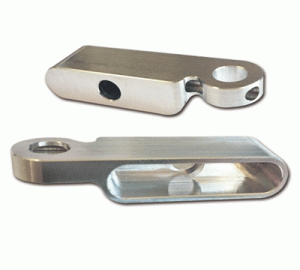 CNC Alu-Gehäuse für Blinker Streak in silber