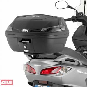 Givi Monolock Topcase-Träger SR3106 für Suzuki Burgman 125-200 K7-K8-K9-L0-L1-L2-L3 (06-13) / Suzuki Burgman 125-200 ABS (14-21)