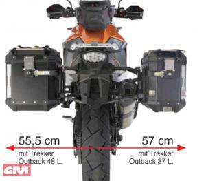 Givi PL 7705 CAM SEITENKOFFER-TRÄGER STAHLROHR FÜR TREKKER OUTBACK