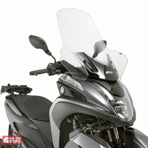 Givi Windschild 2120DTG transparent für MBK Tryptik 125 (14-17) / Yamaha Tricity 125 (14-24)