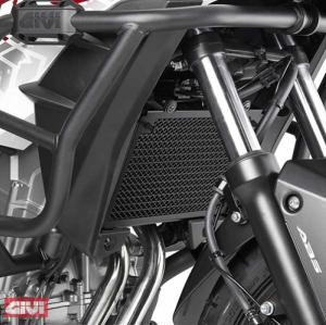 Givi Schutz für Wasser- und Ölradiatoren aus Edelstahl, schwarz für Honda CB 500 X (19-23) und NX500 (24-25)