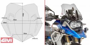 Givi D5124BG Windschild getönt für BMW R 1200 GS