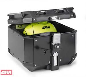 Givi ALU-TOPCASE TREKKER OUTBACK MONOKEY IN SCHWARZ, 42 Liter