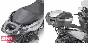 Givi Monolock oder Monokey Topcase-Träger SR1187B für Honda FORZA 125 / 350 (21-22)