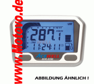 ACE-3150CB Multifunktionelles Digitalinstrument in carbon-blau