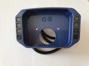 Kontrollleuchtencover "ACE-C37CB" carbon-blau