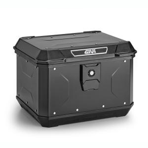 ALPINA Monolock Topcase aus Aluminium, schwarz, 44 Liter
