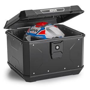 Preview: ALPINA Monolock Topcase aus Aluminium, schwarz, 44 Liter