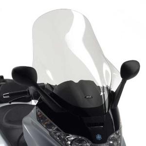 Givi Windschild D500STG transparent für Piaggio X8 125-150-200-250-400 (04-10) / Piaggio X-EVO 125-250-400 (07-11)