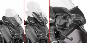 Givi Seitliche Verkleidungs-Windabweiser, schwarz, für Yamaha X-Max 300 Tech Max (25-26)