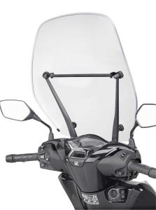 Halterung zur Montage am Givi Windschild für Honda SH 125-150 (20-23), SH 350 (21-23)
