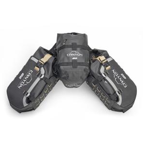 CANYON Modulares Hufeisen-Ladesystem, schwarz, mit verschiedenen Taschen