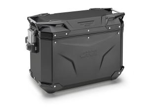 Givi Alu-Seitenkoffer Trekker Outback Evo 48 - links - schwarz / 48 Liter