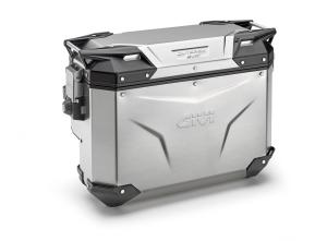 GIVI Seitenkoffer Trekker Outback Evo 33 - rechts - seitlich versetzt / Alu / 33L / Max Zuladung 10 kg