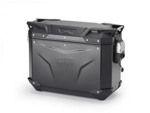GIVI Alu-Seitenkoffer Trekker Outback EVO 37, schwarz Links, 37 Liter / SMART SECURITY LOCK