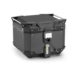 GIVI Alu-Topcase schwarz Trekker Outback EVO Monokey 42 Liter / SMART SECURITY LOCK