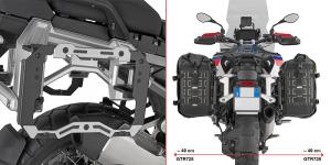 Givi Adapter aus schwarz lackiertem Stahl, für Trekker OUTBACK, für BMW R 1300 GS Adventure (25)