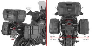 Givi Seitenkofferträger-Umbausatz in Rapid Fitting Seitenkofferhalter für PLO7607MK