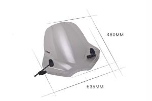 Preview: Puig Windschutzscheibe Touring II für Honda CMX 1100 Rebel Baujahr 2021-2023, BMW F800R Baujahr 2009-2014