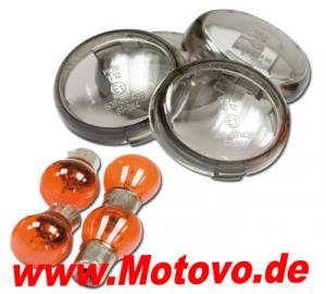Blinkergläser HD 86-, FLT/FLHS/FLST, E-geprüft